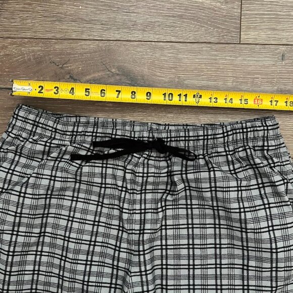NAUTICA Gray Black Fleece Drawstring Pajama Pants Size XL - Picture 6 of 12